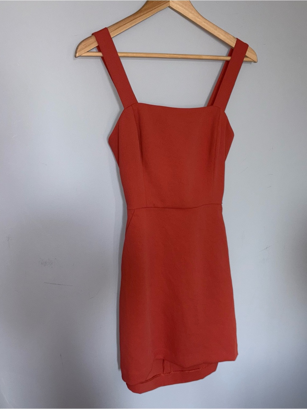 Aritzia Aperture Dress Burnt Orange